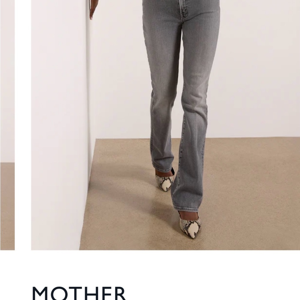 MOTHER Flare Jeans in Classic Gray